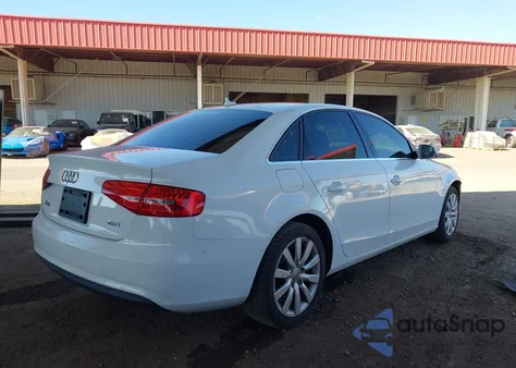 2013 Audi A4 2.0T Premium z USA, uszkodzony, nr VIN WAUAFAFL7DN027521